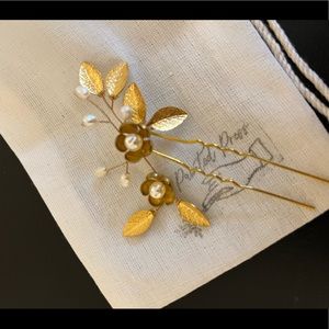 Borrowed By La Jolie Bride Wedding hairpiece | worn once